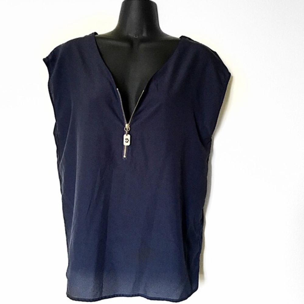 Michael Kors Navy Blue Shirt.